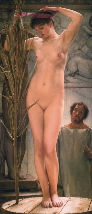 Alma-Tadema, Sir Lawrence A Sculpture's Model (mk23) oil painting image